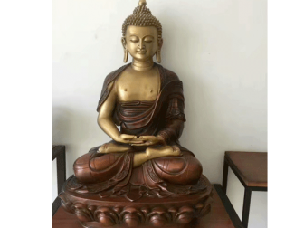 铜工艺品-铜观音