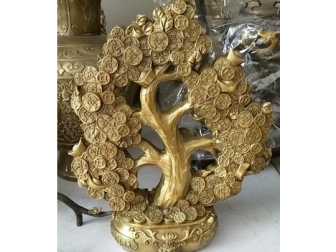 铜工艺品-铜钱树